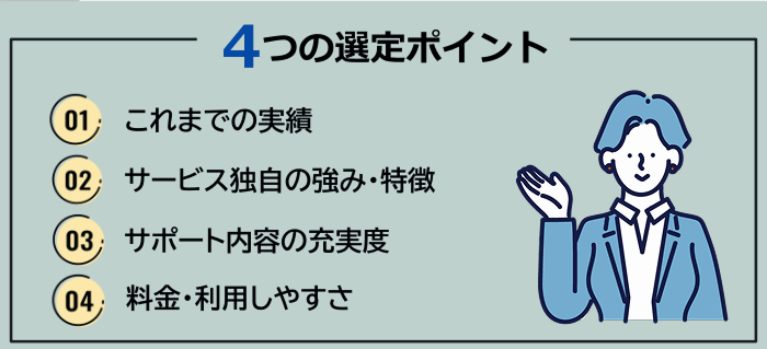 M&A業界向け転職エージェント・転職サイトの選定ポイント